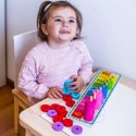  GREEN Układanka Nauka Liczenia i Kolorów Montessori 56 el.