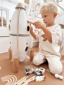 CLASSIC WORLD Drewniana Rakieta Domek dla Dzieci + Figurki 51el.