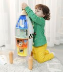CLASSIC WORLD Drewniana Rakieta Domek dla Dzieci + Figurki 51el.