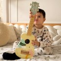 CLASSIC WORLD Drewniane Ukulele Gitara dla Dzieci Różowa
