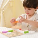  Drewniana Układanka Edukacyjna Montessori Warzywa do Krojenia