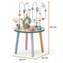  PolarB Drewniany Stolik Edukacyjny Manipulacyjny Przeplatanka Montessori