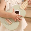 Viga Drewniane Ukulele Gitara Dla Dzieci Zielone Z Nutami