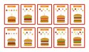  GREEN Drewniany Burger Restauracja Układanka dla Dzieci 15 el. Certyfikat FSC
