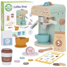  GREEN Drewniany Ekspres do Kawy Cukiernia Barista 25 el.