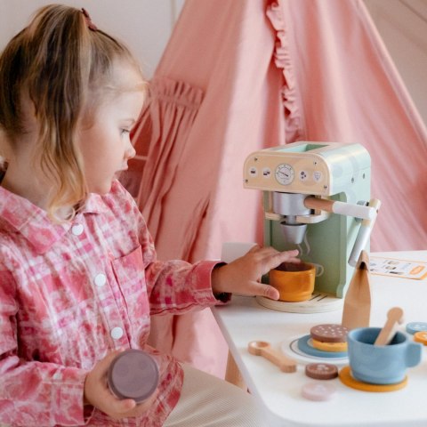  GREEN Drewniany Ekspres do Kawy Cukiernia Barista 25 el.