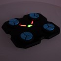 Tarcza bokserska treningowa na ścianę trenażer muzyka LED USB rękawice