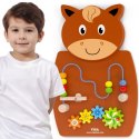  Drewniana Tablica Manipulacyjna Konik Certyfikat FSC Montessori