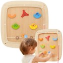  Drewniana Tablica Manipulacyjna Sensoryczna Gra w Pinball