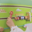  Drewniana Tablica Sensoryczna-Manipulacyjna EDU Pociąg
