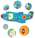  Drewniana Tablica Sensoryczna Manipulacyjna Samolot Certyfikat FSC Montessori