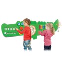  Tablica Sensoryczna Manipulacyjna Krokodyl Certyfikat FSC Montessori