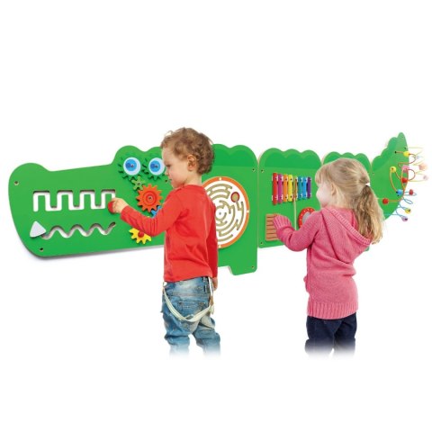  Tablica Sensoryczna Manipulacyjna Krokodyl Certyfikat FSC Montessori