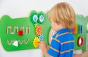  Tablica Sensoryczna Manipulacyjna Krokodyl Certyfikat FSC Montessori