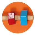  Tablica Sensoryczna Manipulacyjna Miś Certyfikat FSC Montessori