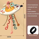  BABY Zabawka Sensoryczna Montessori Gryzak Grzechotka Wielofunkcyjny UFO