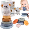 BABY Zestaw Edukacyjna Piramidka Koala 2w1 Gryzak