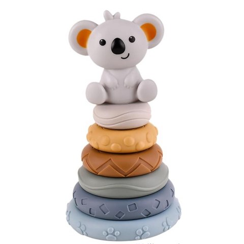  BABY Zestaw Edukacyjna Piramidka Koala 2w1 Gryzak