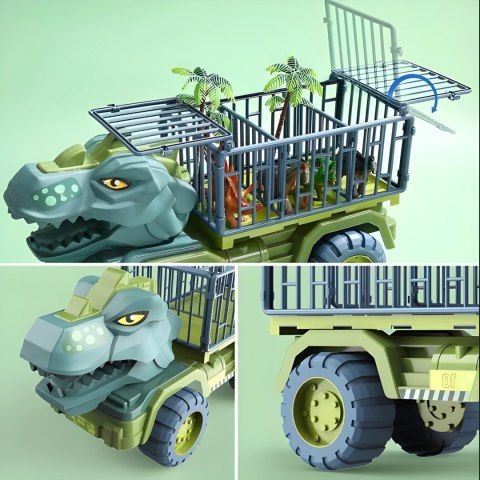  Ciężarówka Dinozaur Transporter Figurki