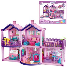  Domek dla Lalek Kucyków PONY FANTASY VILLA 120 el.