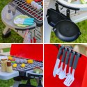  Grill Barbecue Kuchnia Ogrodowa Interaktywna Para LED Zestaw XL 41 el.
