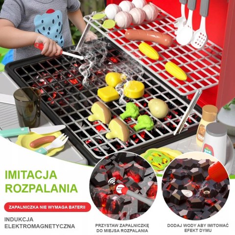  Grill Barbecue Kuchnia Ogrodowa Interaktywna Para LED Zestaw XL 41 el.