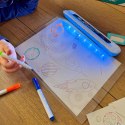  Magnetyczna Tablica 3D Podświetlenie LED do Rysowania