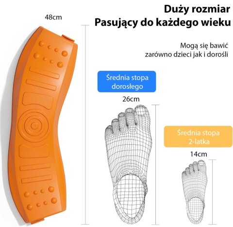  Równoważnia Modułowa Tor Ścieżka Sensoryczna Okrąg