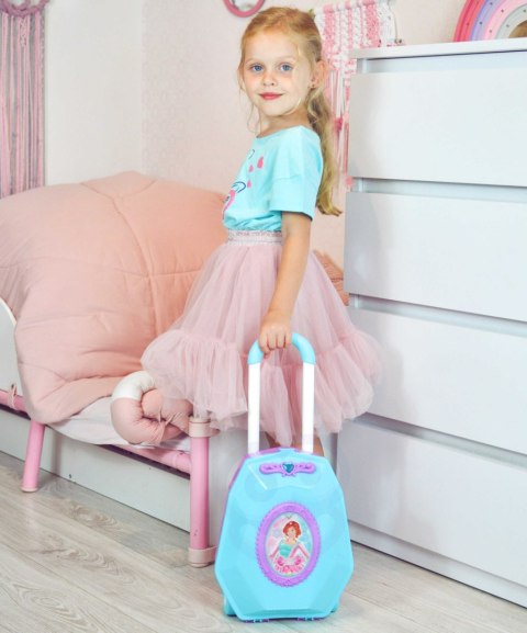  Toaletka dla Dziewczynki 2w1 Salon Piękności w Walizce
