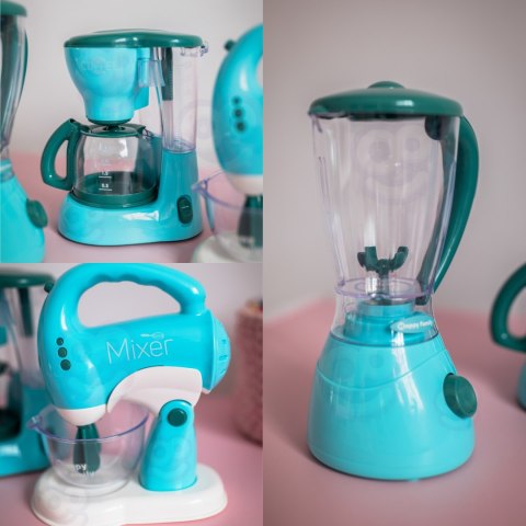  Zestaw AGD dla Dzieci 3w1 Mikser Blender Robot Kuchenny