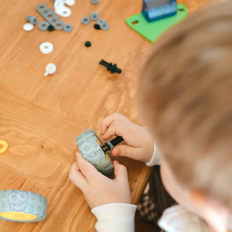  Zestaw Klocki Konstrukcyjne Pojazdy STEM 163 el.