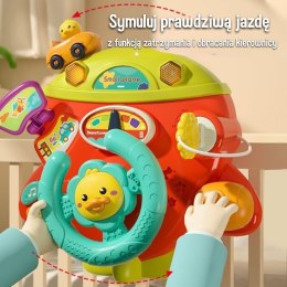  BABY Interaktywna Kierownica Samolot Pojazd na Łózeczko Wózek Efekty 18m+