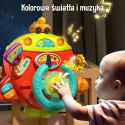  BABY Interaktywna Kierownica Samolot Pojazd na Łózeczko Wózek Efekty 18m+