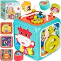  BABY Interaktywna Kostka Sensoryczna Edukacyjna Montessori Sorter 6w1
