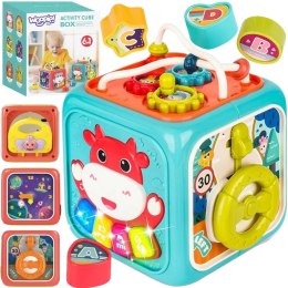  BABY Interaktywna Kostka Sensoryczna Edukacyjna Montessori Sorter 6w1