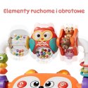  BABY Interaktywne Pianino Edukacyjne Sensoryczne Lisek LED Grzechotki