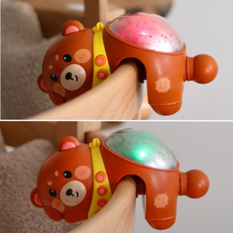  BABY Projektor Gwiazd Rzutnik Lampka Nocna dla Dzieci Miś