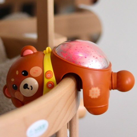  BABY Projektor Gwiazd Rzutnik Lampka Nocna dla Dzieci Miś