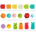 BABY Sensory Puzzles Squeeze Puzzle Sound Learning to Count 20 el.