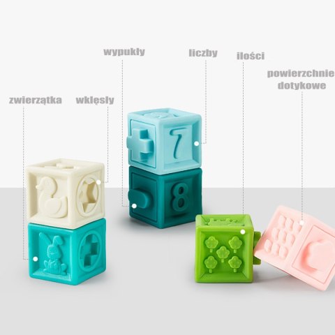  BABY Sensory Puzzles Squeeze Puzzle Sound Learning to Count 20 el.