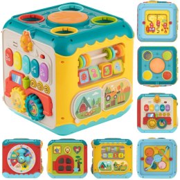  BABY Wielofunkcyjna Kostka Aktywności Montessori 6w1 - 18m+