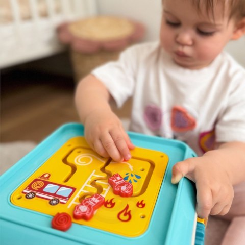  BABY Wielofunkcyjna Kostka Aktywności Montessori 6w1 - 18m+