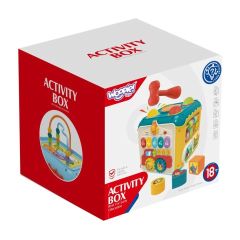  BABY Wielofunkcyjna Kostka Aktywności Montessori 6w1 - 18m+