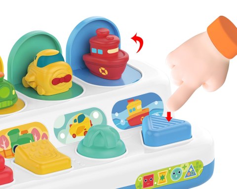  BABY Zabawka Edukacyjna Wyskakujące Pojazdy POP-UP