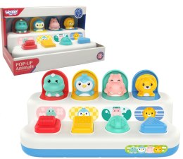  BABY Zabawka Edukacyjna Wyskakujące Zwierzątka POP-UP
