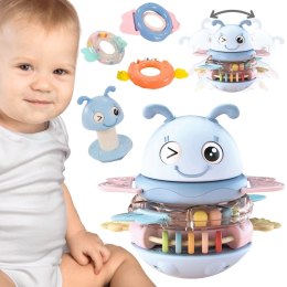  Baby Wańka Wstańka Zabawka Sensoryczna 2w1 Grzechotka Gryzak