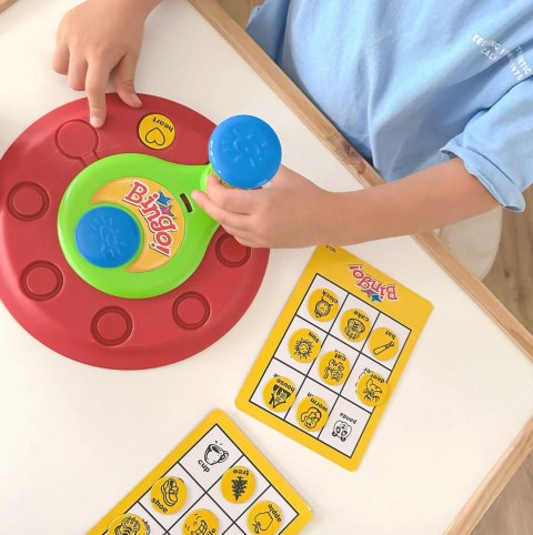  Bingo Gra Dopasuj Żetony Planszowa Rodzinna