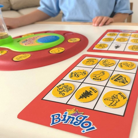  Bingo Gra Dopasuj Żetony Planszowa Rodzinna
