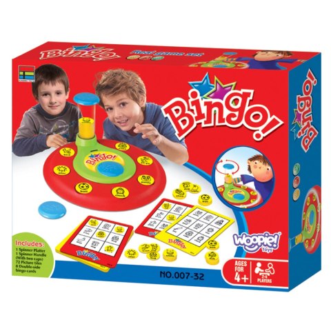  Bingo Gra Dopasuj Żetony Planszowa Rodzinna
