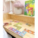  Gra Edukacyjna Transport Zwierzęta Puzzle Domino Montessori